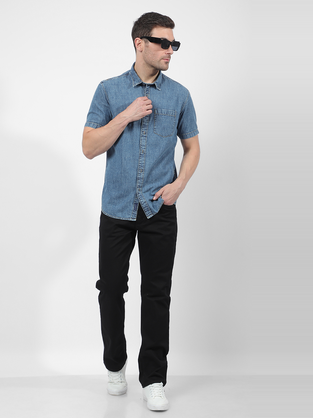 Numero Uno Men Solid Black Jeans